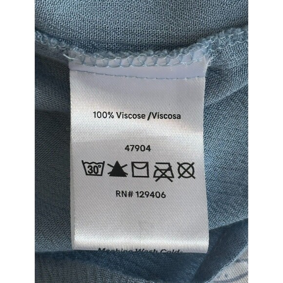 Lascana for Venus Pale Blue Off The Shoulder Blouse 3/4 Length Sleeves Size 1X - Picture 6 of 6